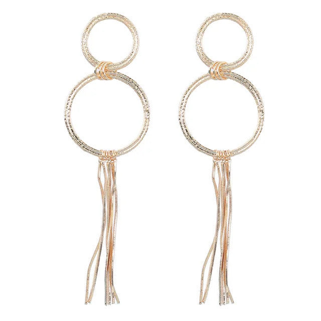 18K Gold Plated Dangle Earrings