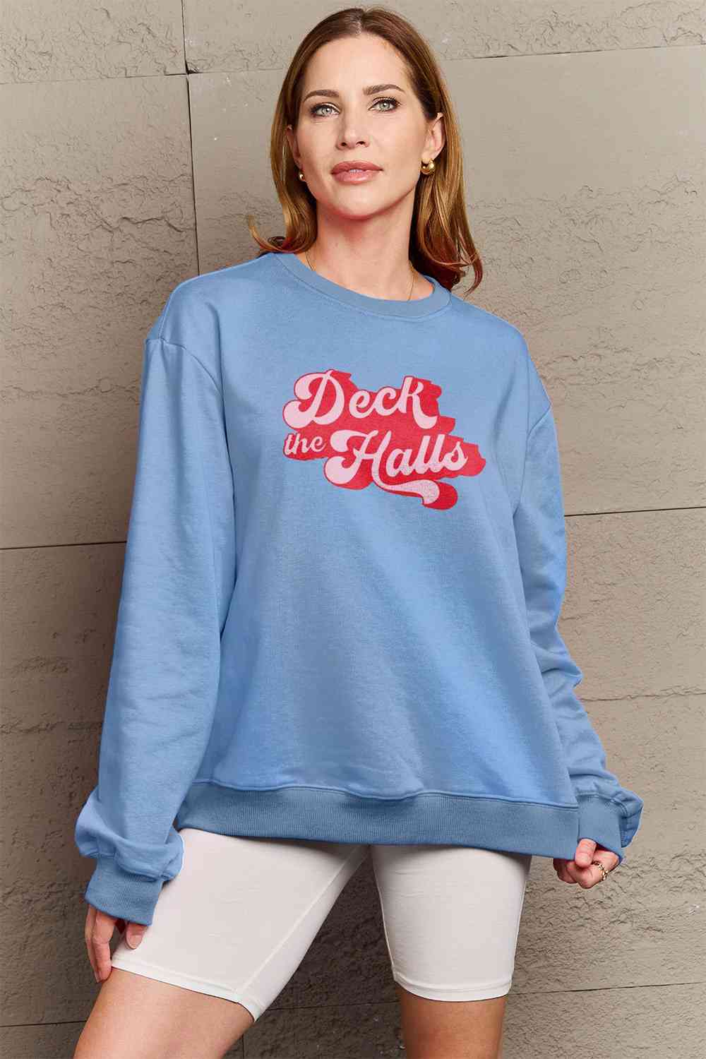 DECK THE HALLS Graphic Sweatshirt