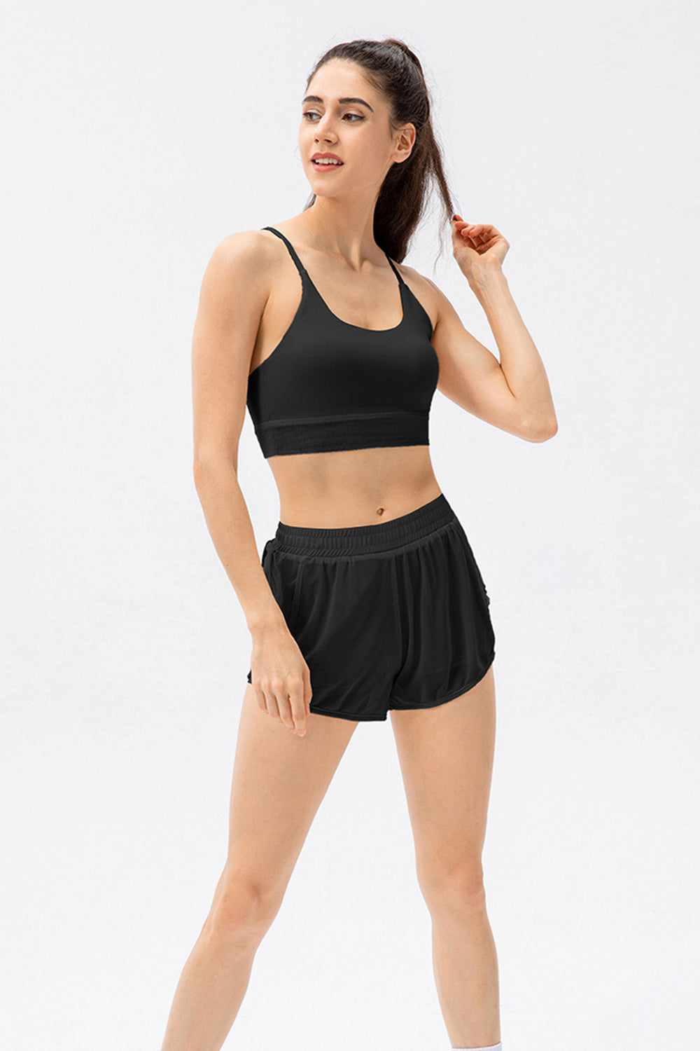 Feel Like Skin Racerback Sports Bra