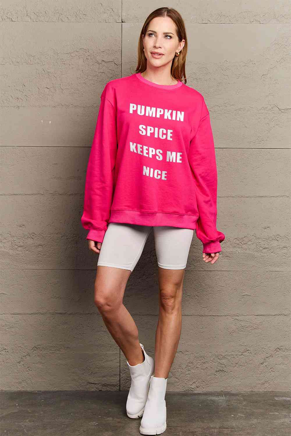 Letter Graphic Sweatshirt