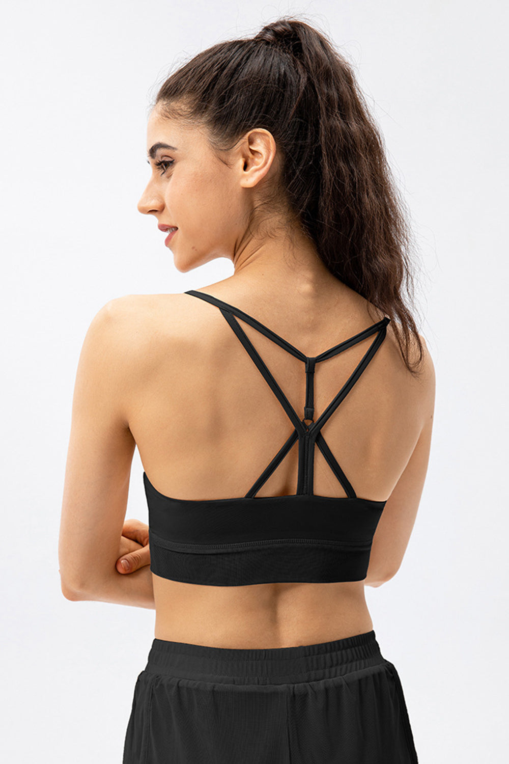 Feel Like Skin Racerback Sports Bra