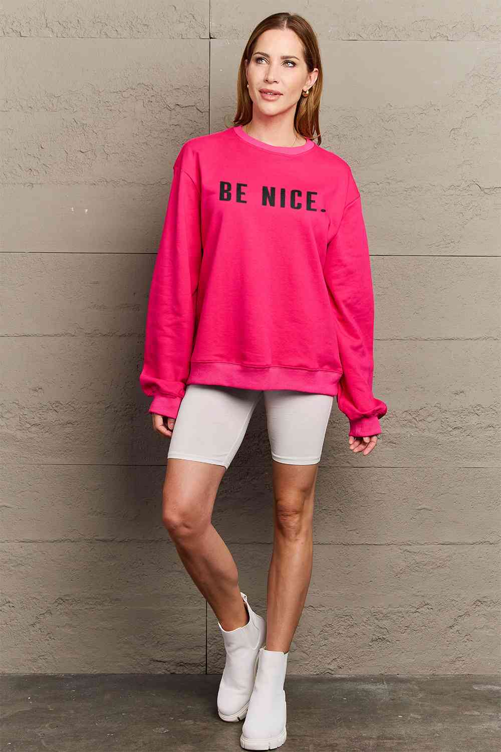 BE NICE Graphic Sweatshirt