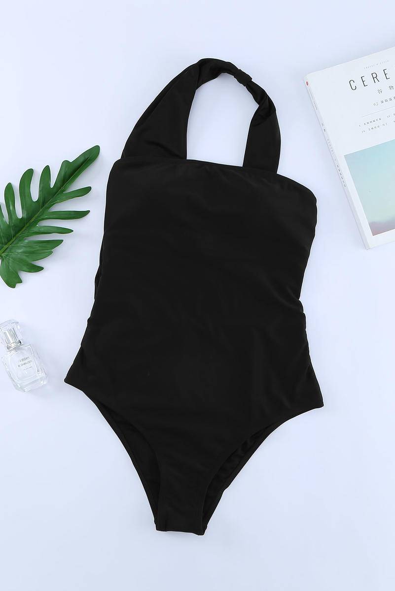 One-Shoulder One-Piece Swimwear