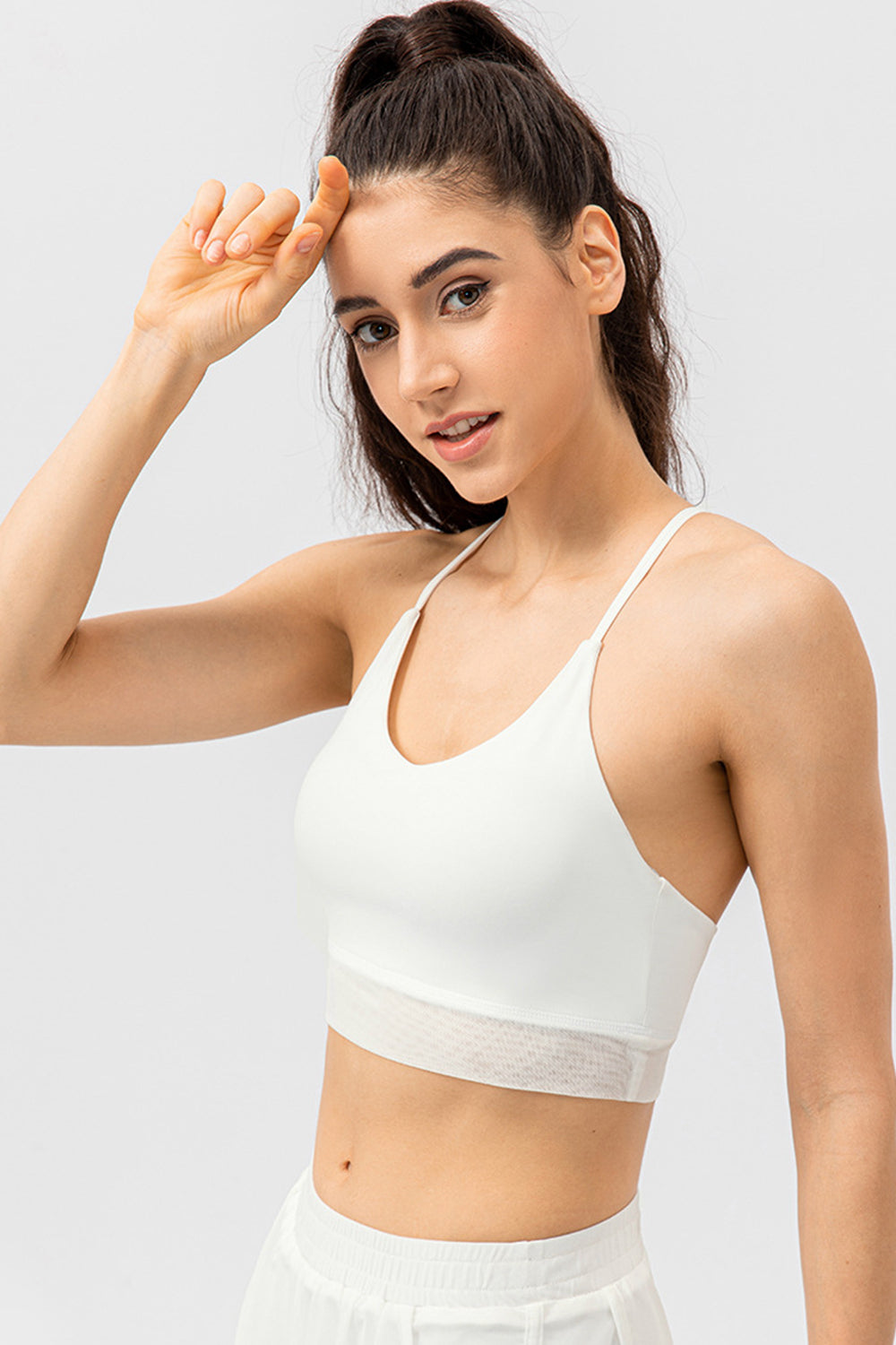 Feel Like Skin Racerback Sports Bra