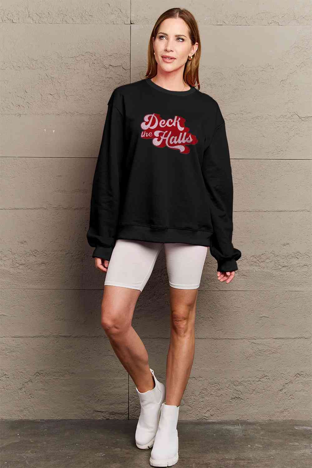 DECK THE HALLS Graphic Sweatshirt