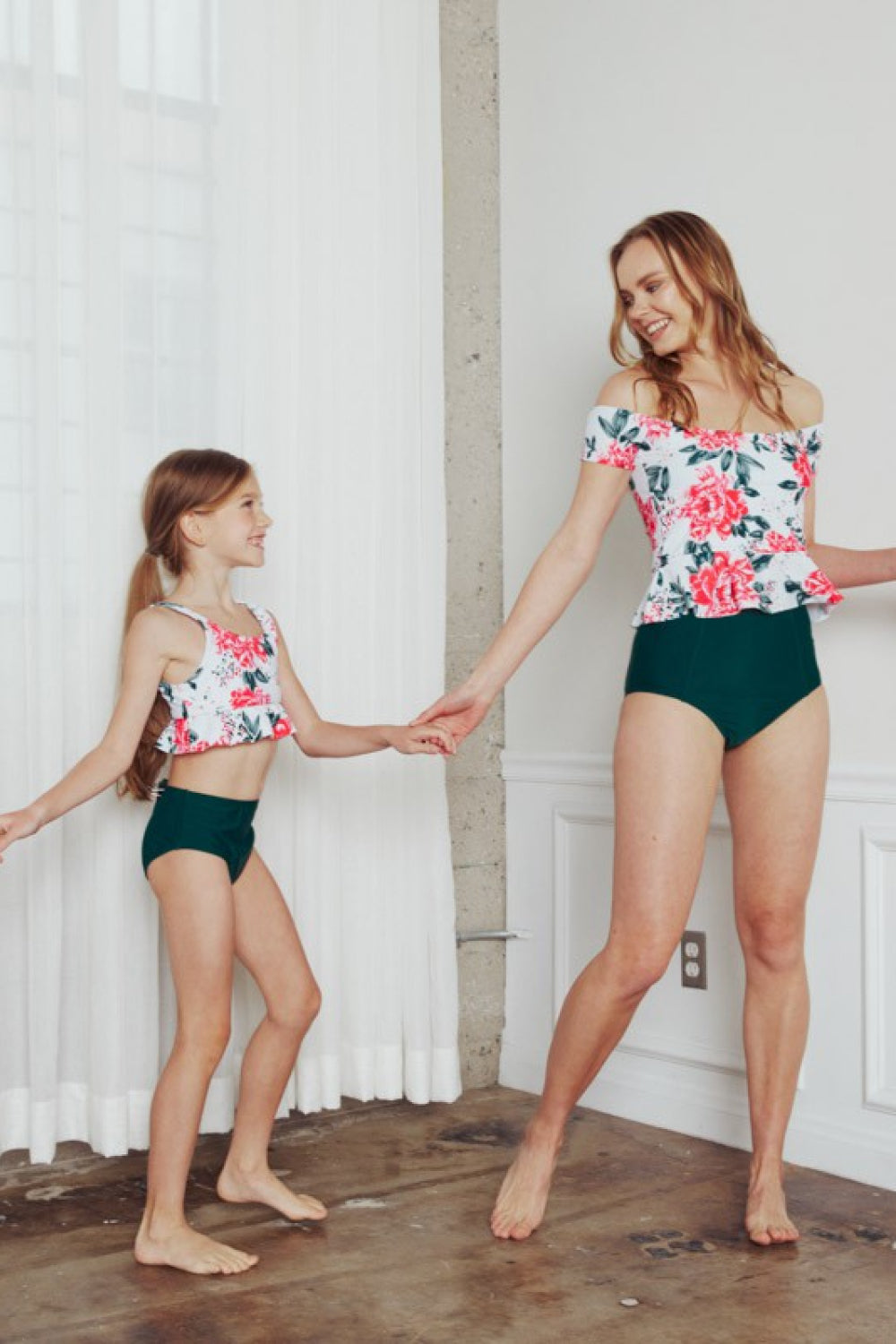 Coastal Cutie Mommy & Me Tankini Swimsuit Set