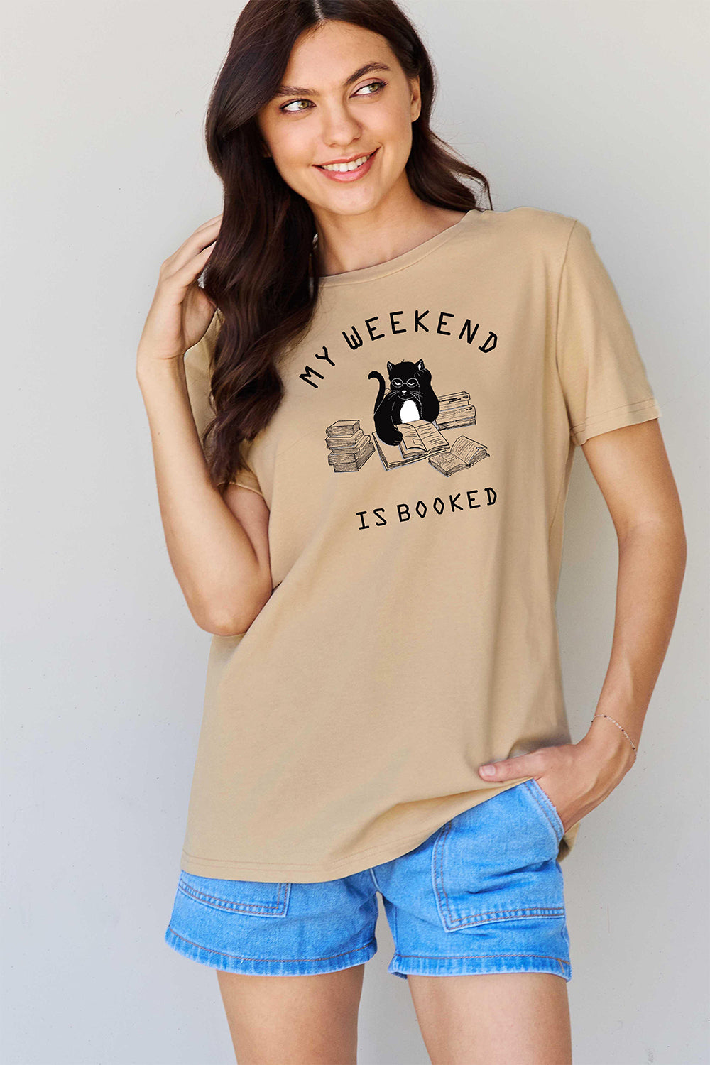 MY WEEKEND IS BOOKED Graphic T-Shirt