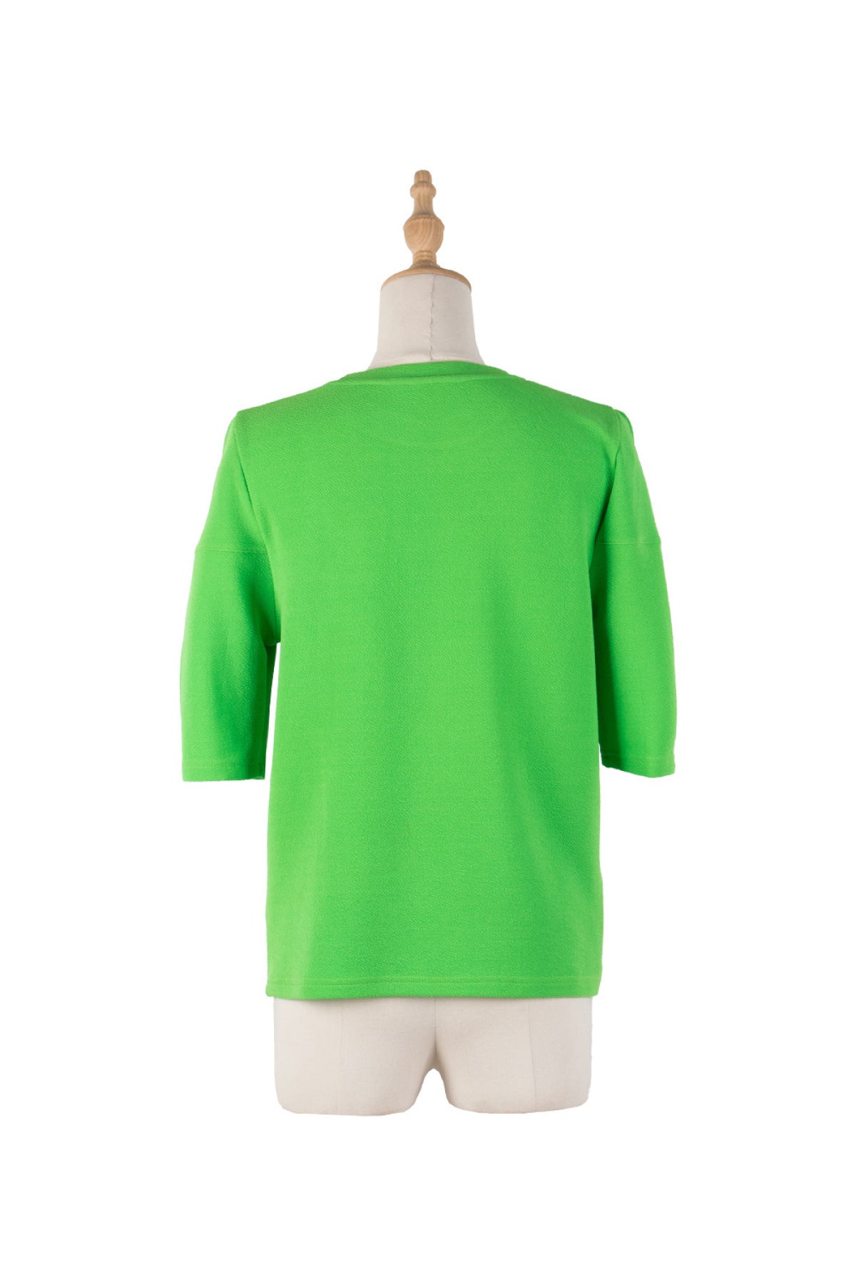 Green Short Sleeve T-Shirt with Chain