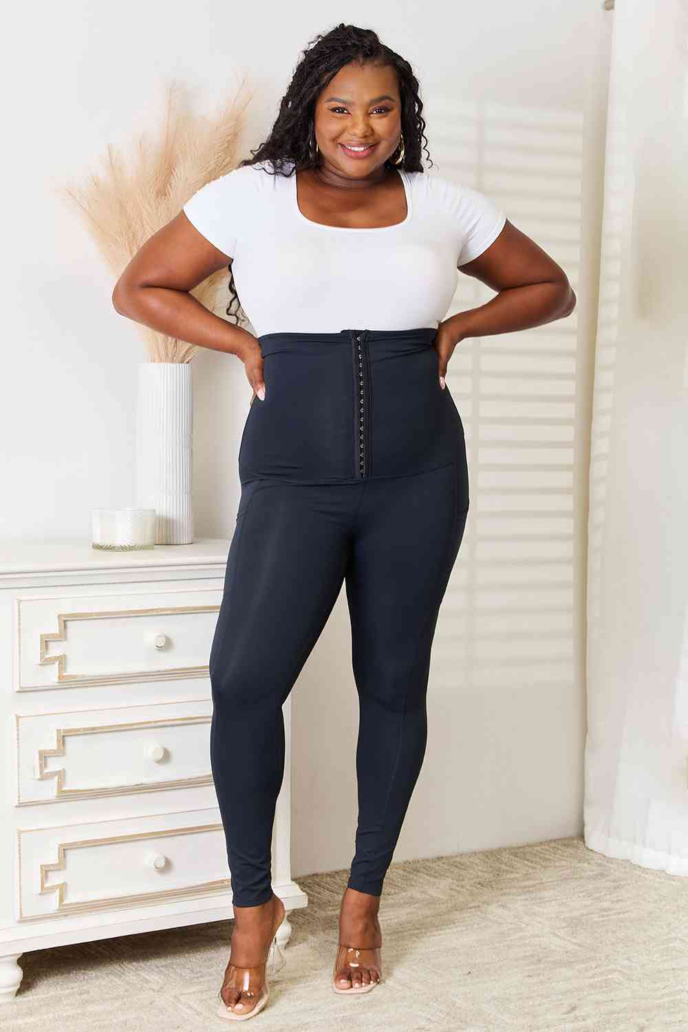 Waist Trainer Corset Leggings