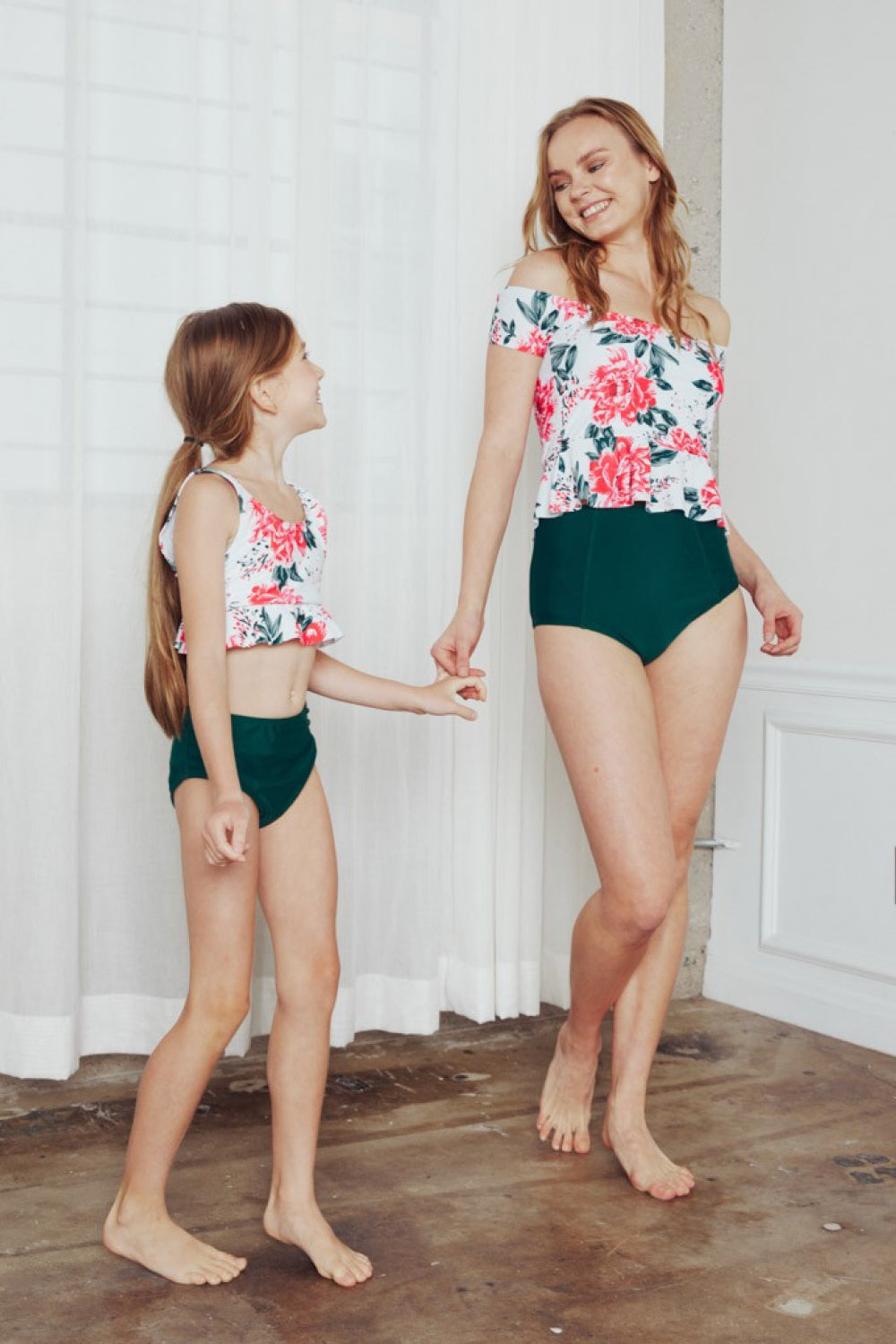 Coastal Cutie Mommy & Me Tankini Swimsuit Set