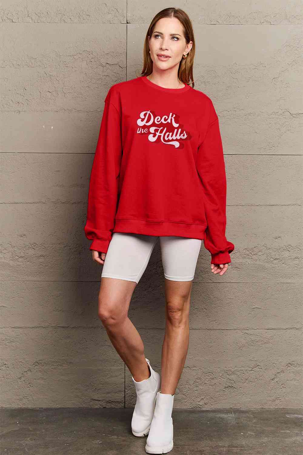 DECK THE HALLS Graphic Sweatshirt