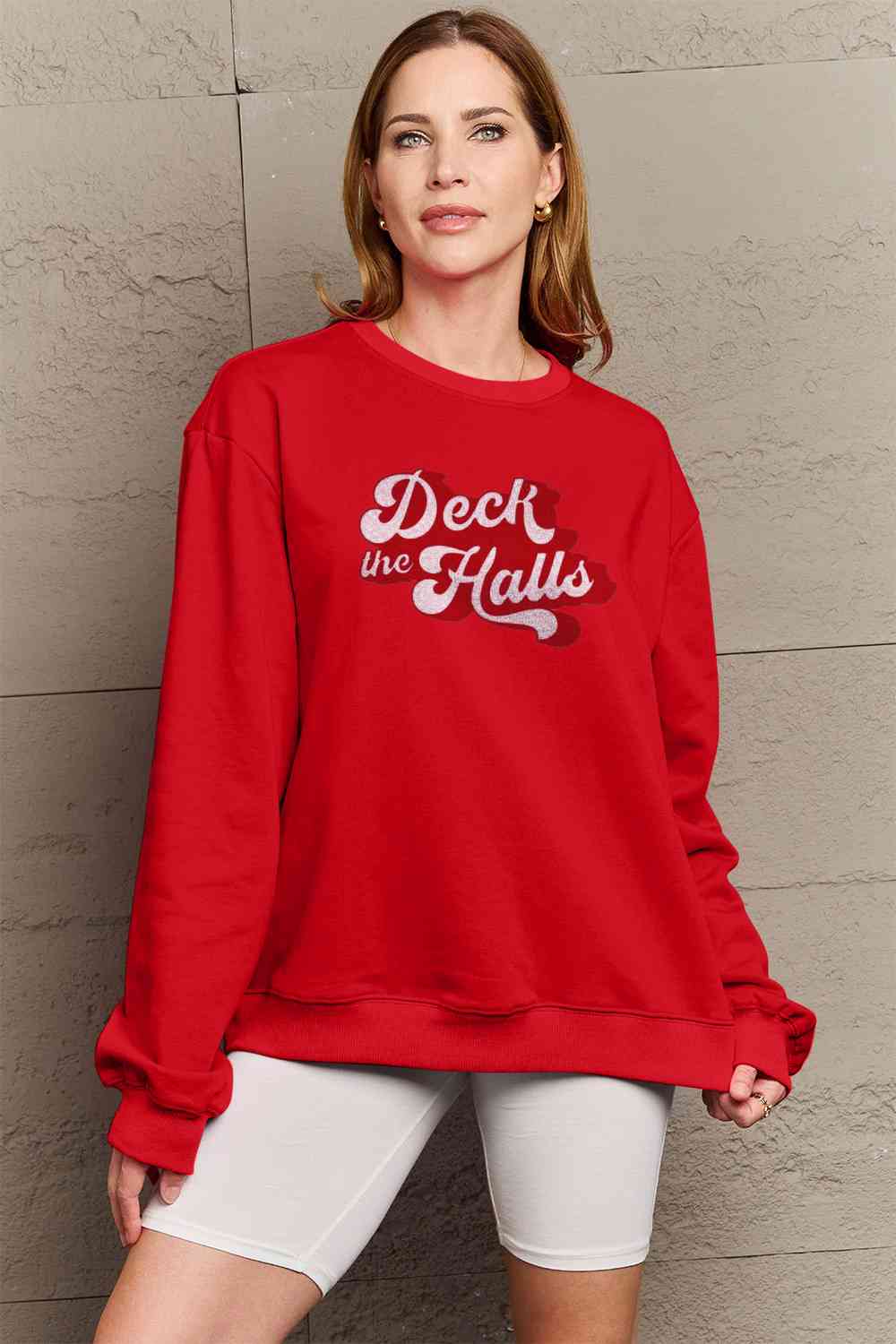 DECK THE HALLS Graphic Sweatshirt