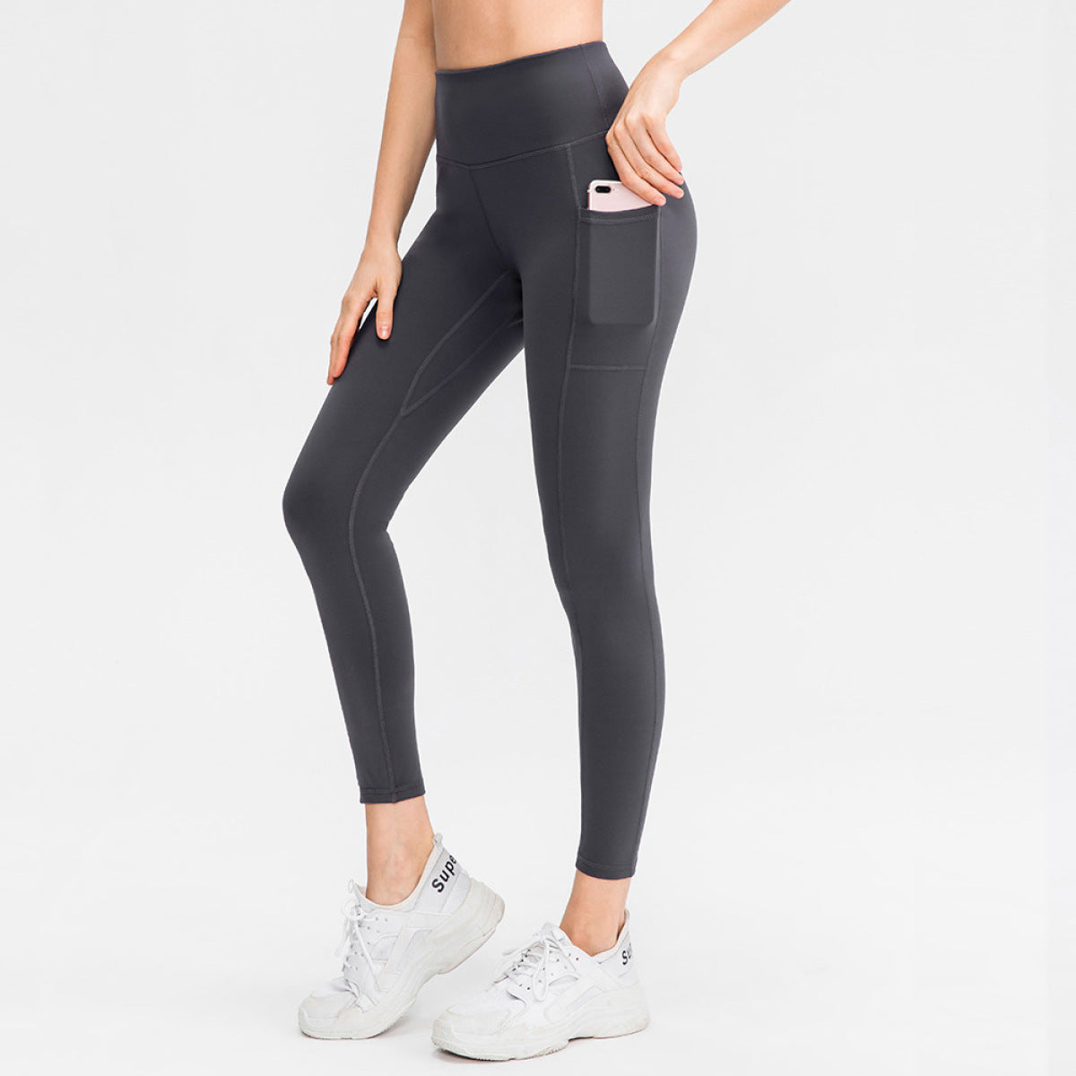 High-Waisted Hip-Lifting Leggings With Pockets