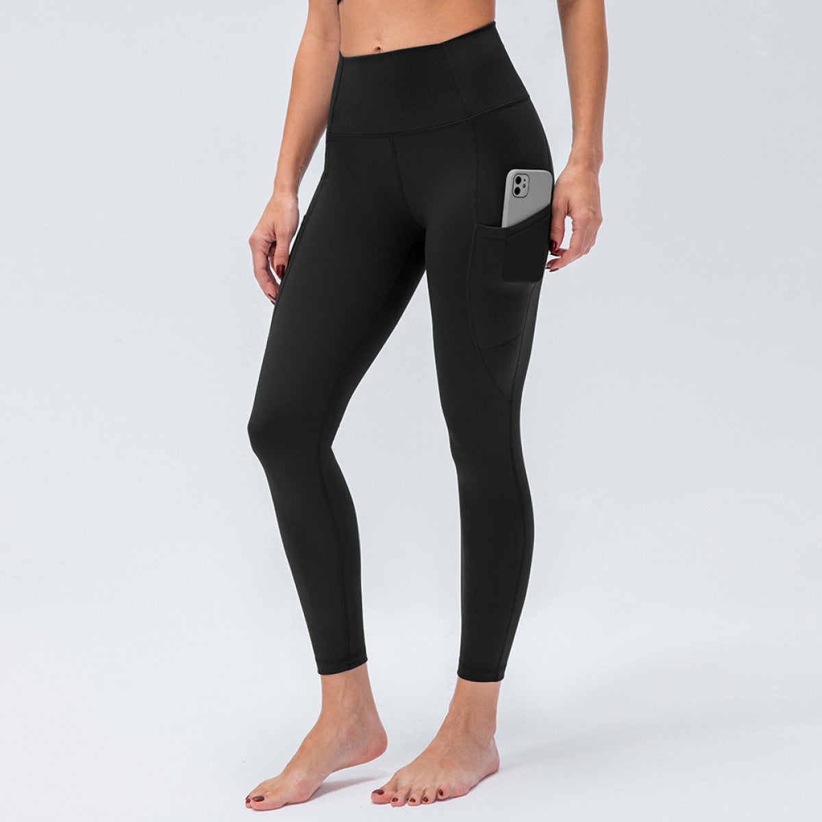 Camo/Plain High Waist Lifting Legging With Pocket