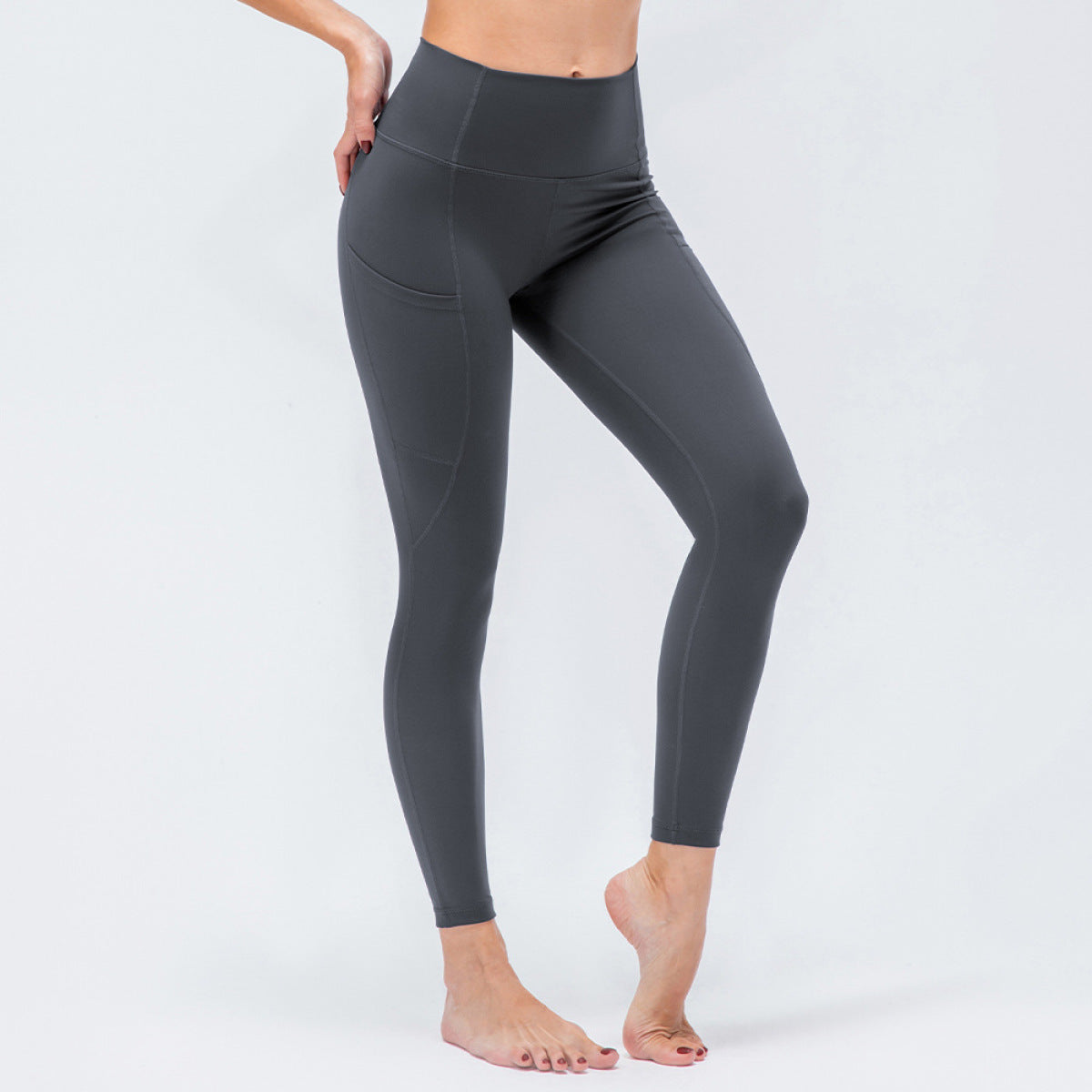 Camo/Plain High Waist Lifting Legging With Pocket