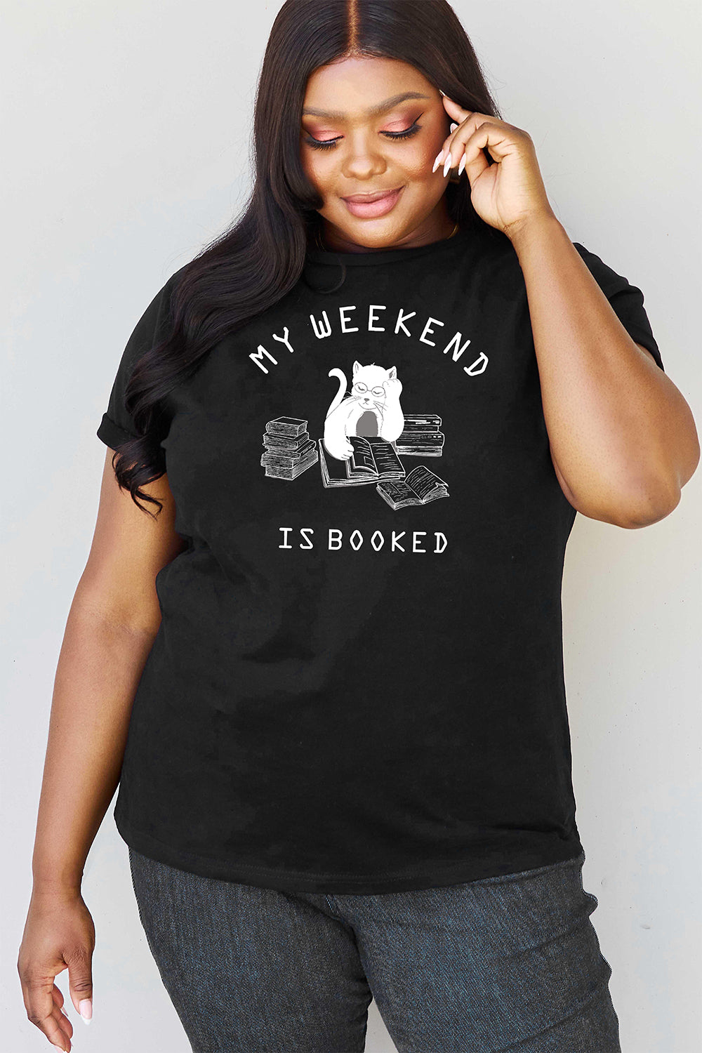 MY WEEKEND IS BOOKED Graphic T-Shirt