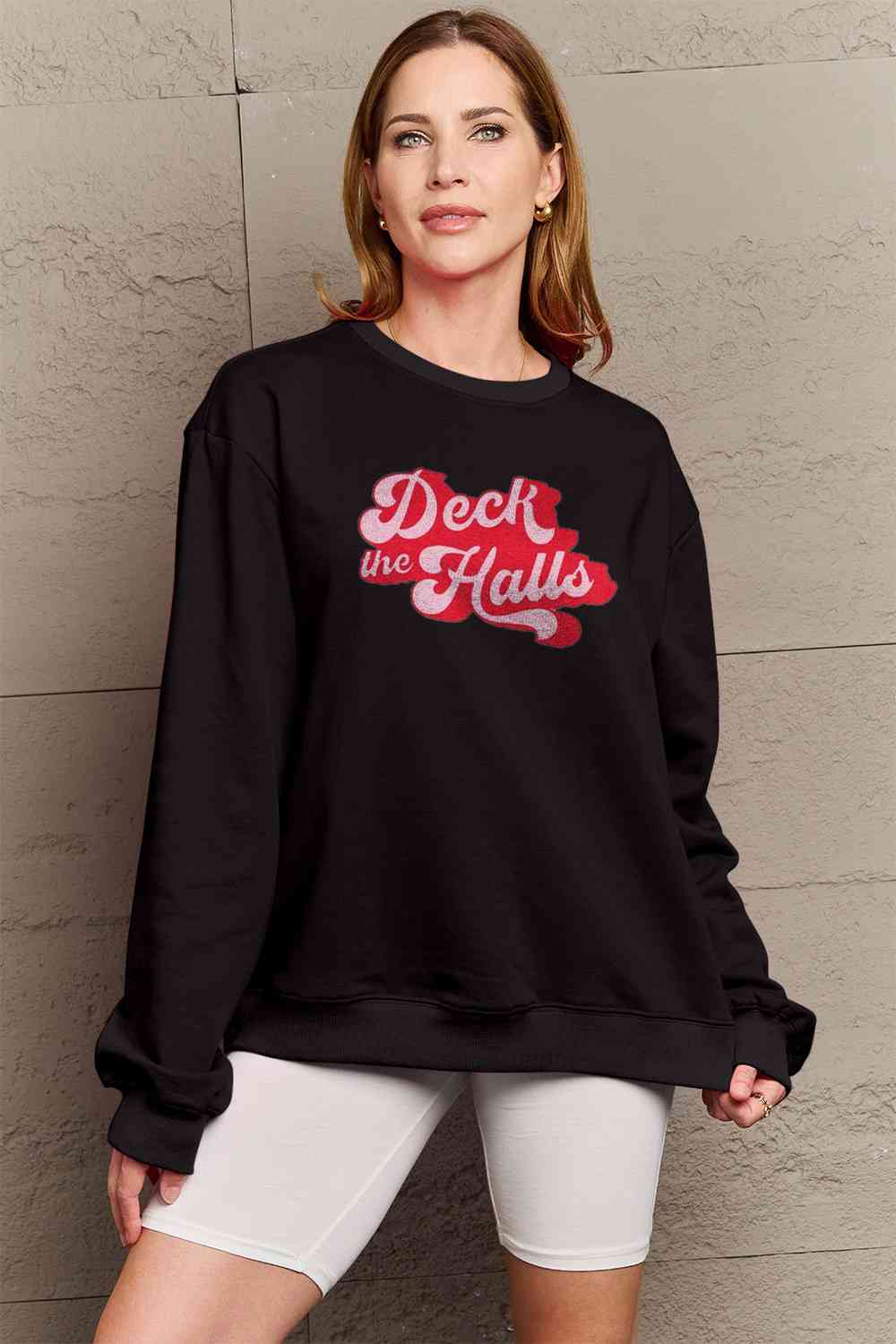 DECK THE HALLS Graphic Sweatshirt