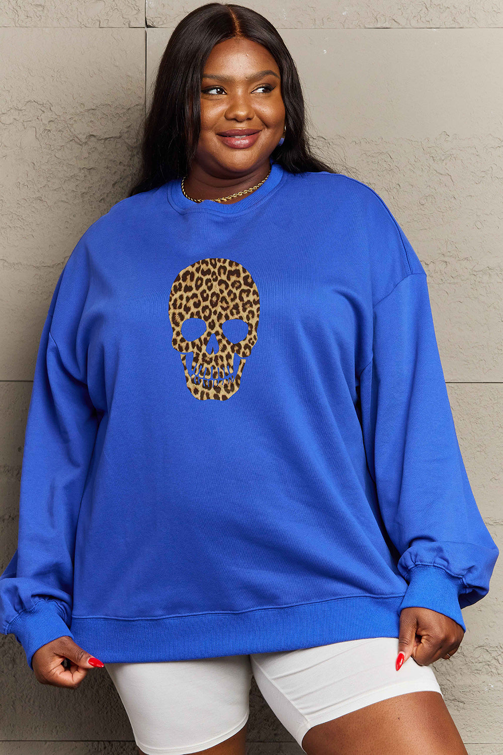 Drop Shoulder Graphic Sweatshirt