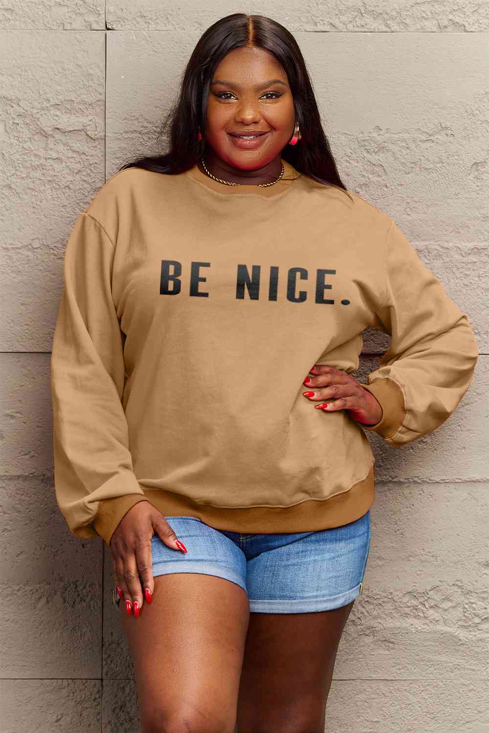 BE NICE Graphic Sweatshirt