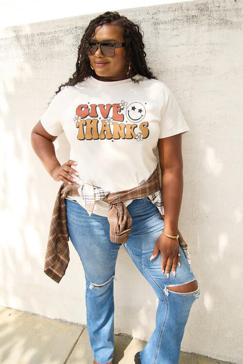 GIVE THANKS Short Sleeve T-Shirt