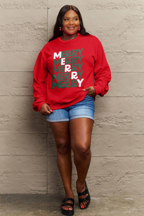 MERRY Long Sleeve Sweatshirt