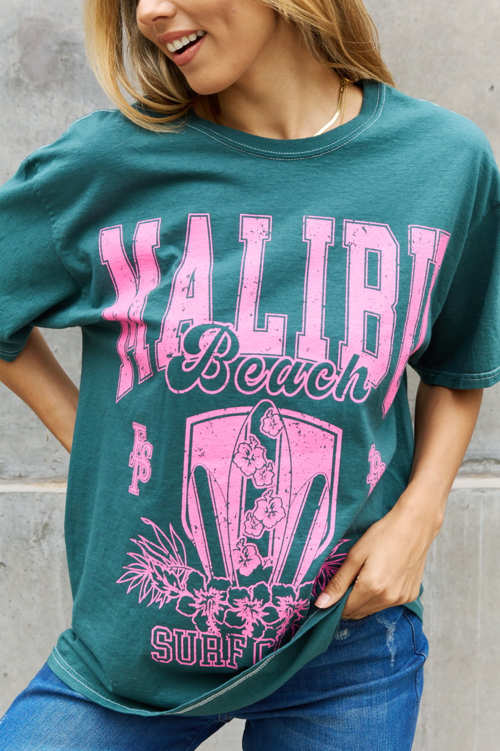 "Malibu Surf Club" Graphic T-Shirt