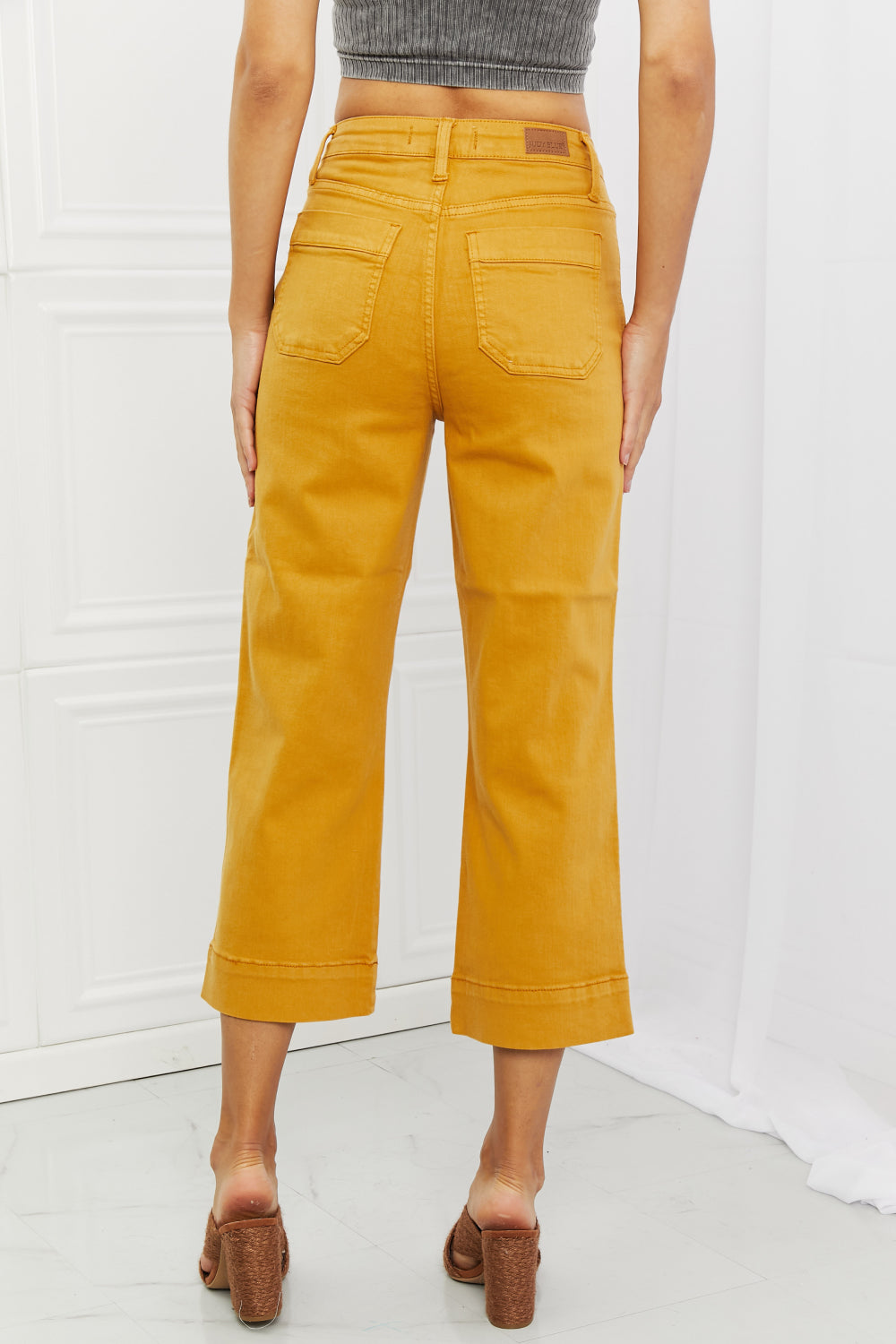 Full Size Straight Leg Cropped Jeans