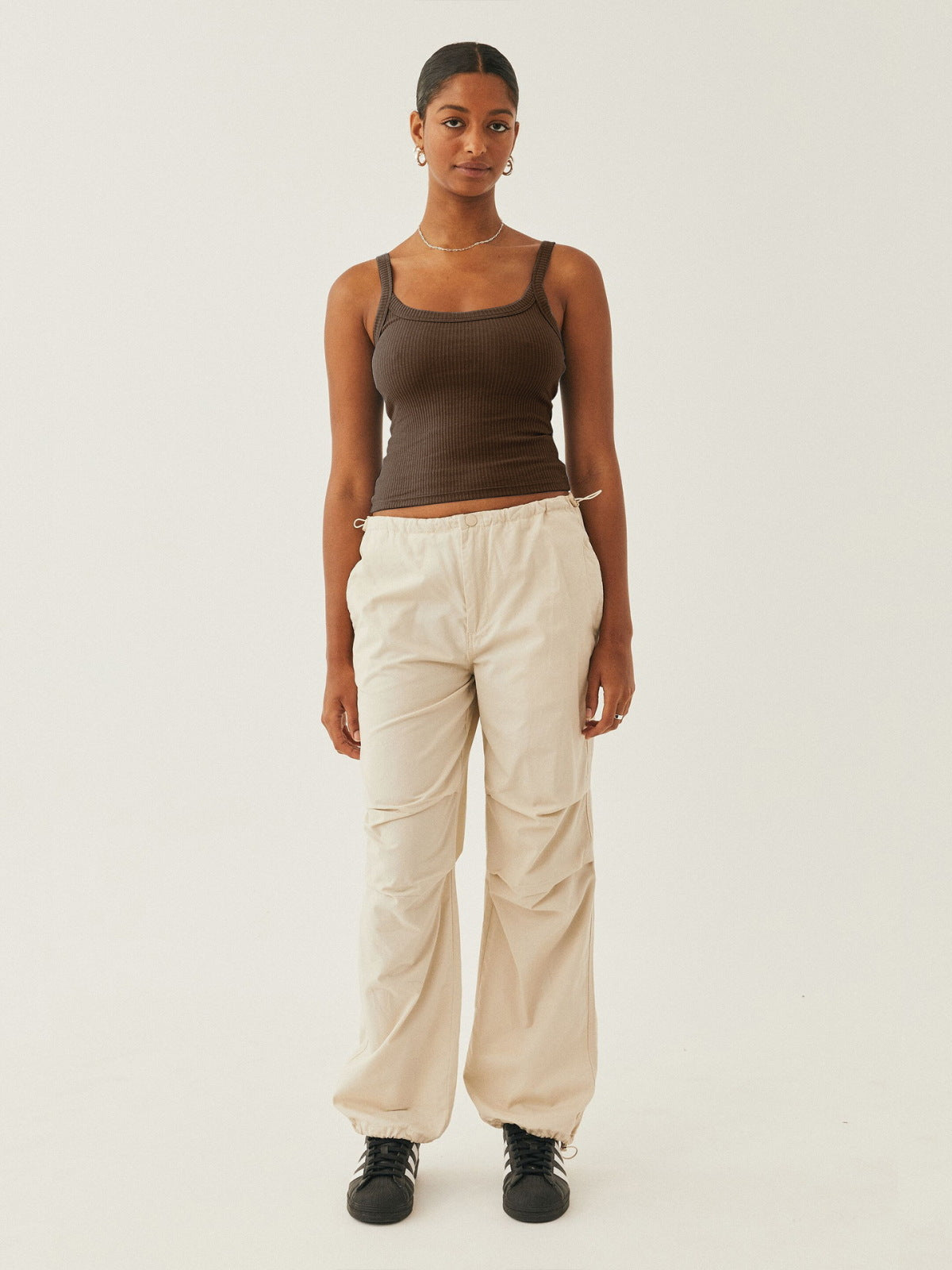 Solid Ribbed Knit Camisole