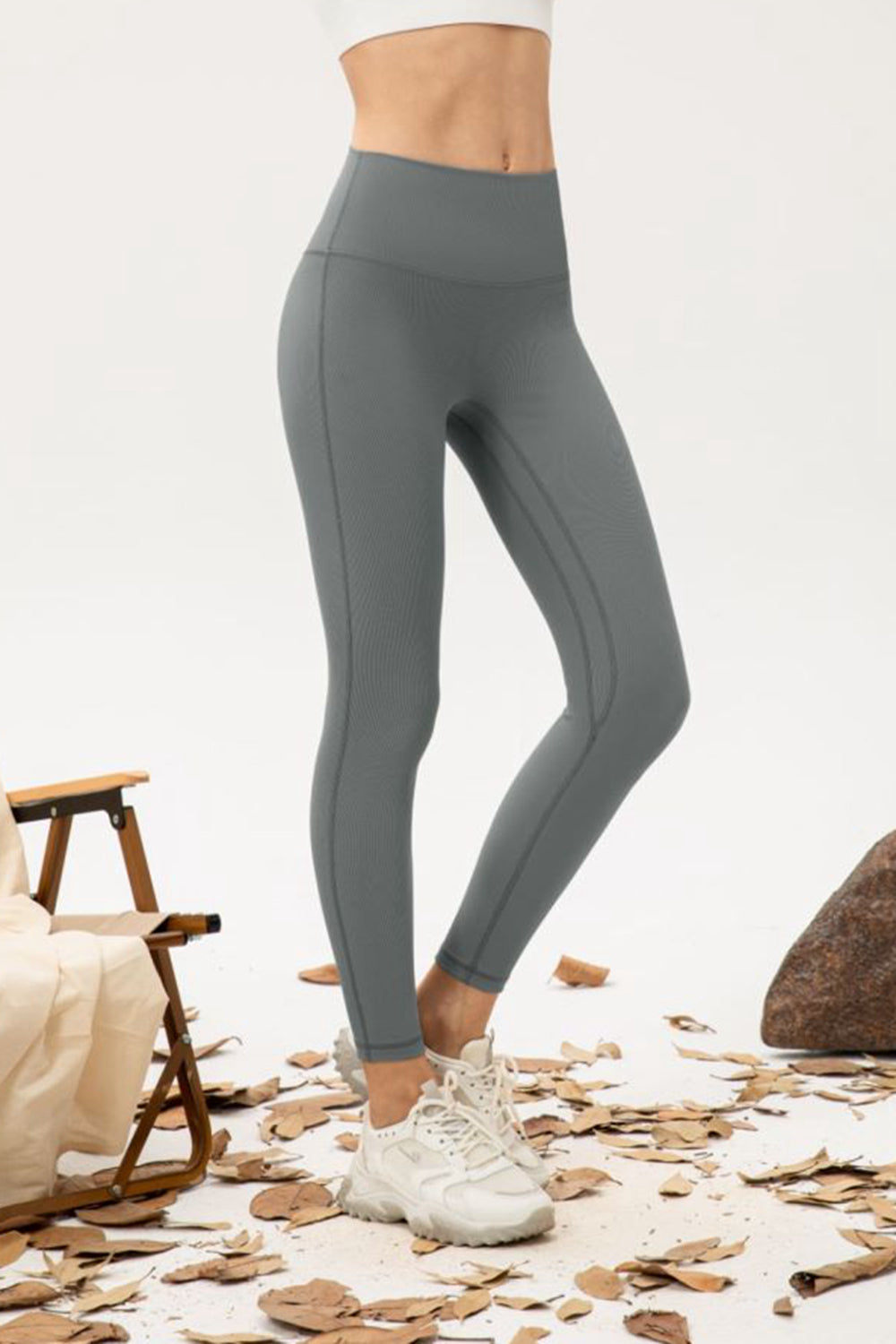 Seamless Fleece Lined Wide Waistband Leggings