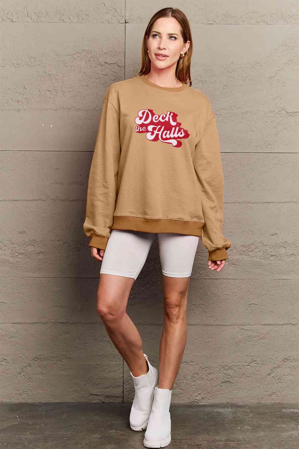 DECK THE HALLS Graphic Sweatshirt