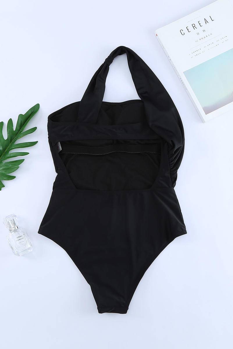 One-Shoulder One-Piece Swimwear