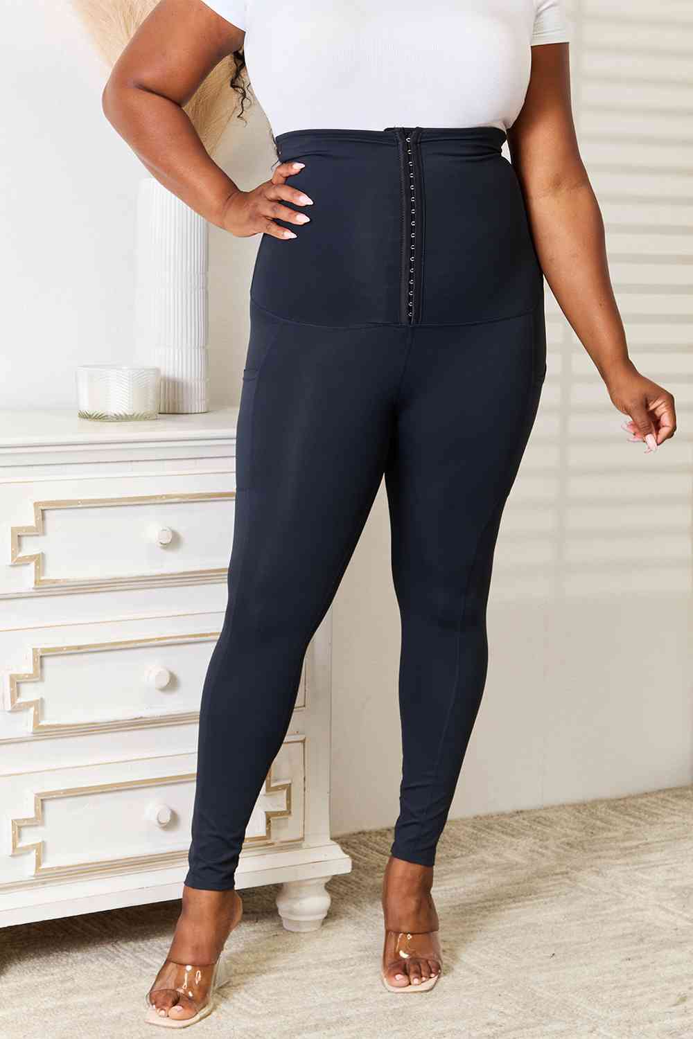 Waist Trainer Corset Leggings