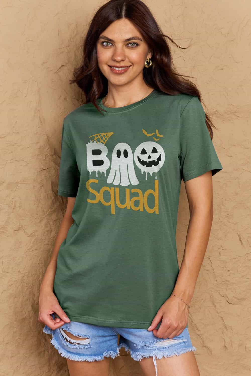 BOO SQUAD Graphic Cotton T-Shirt