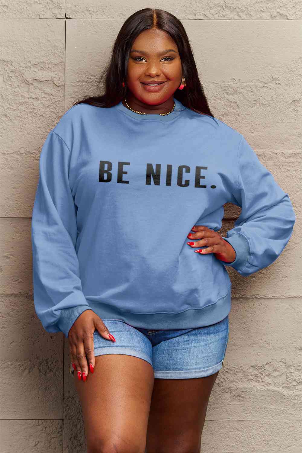 BE NICE Graphic Sweatshirt