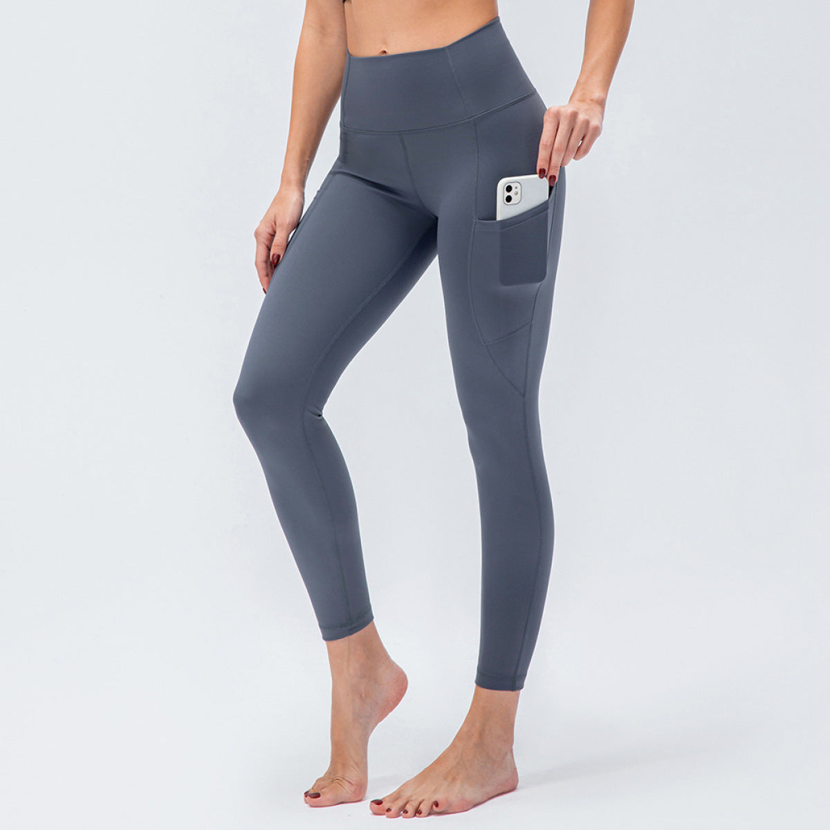 Camo/Plain High Waist Lifting Legging With Pocket