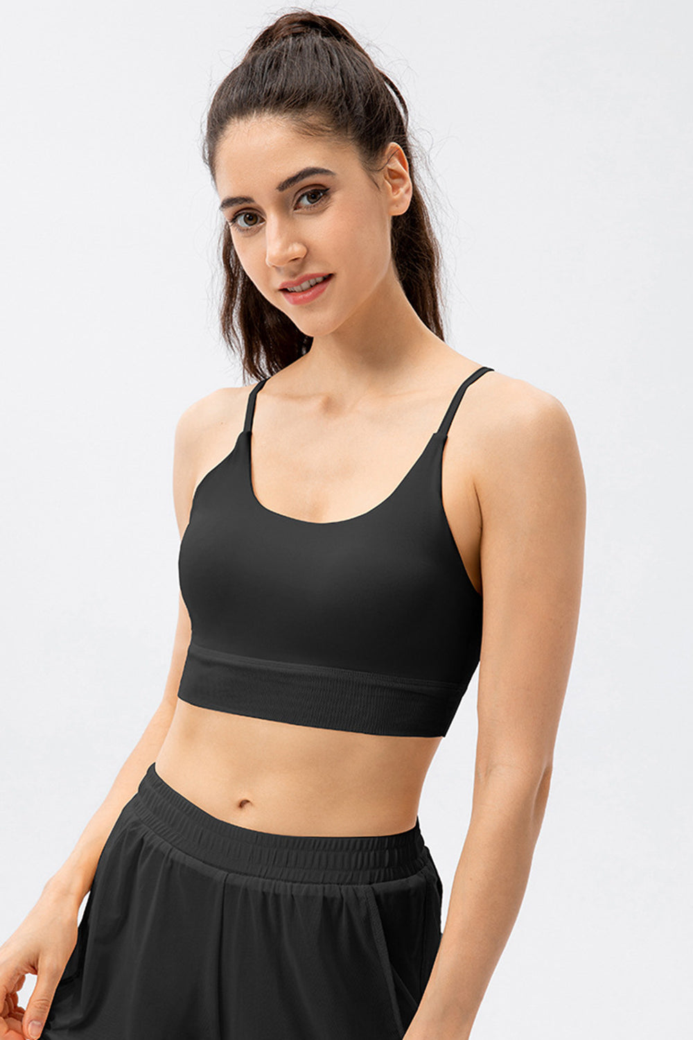 Feel Like Skin Racerback Sports Bra