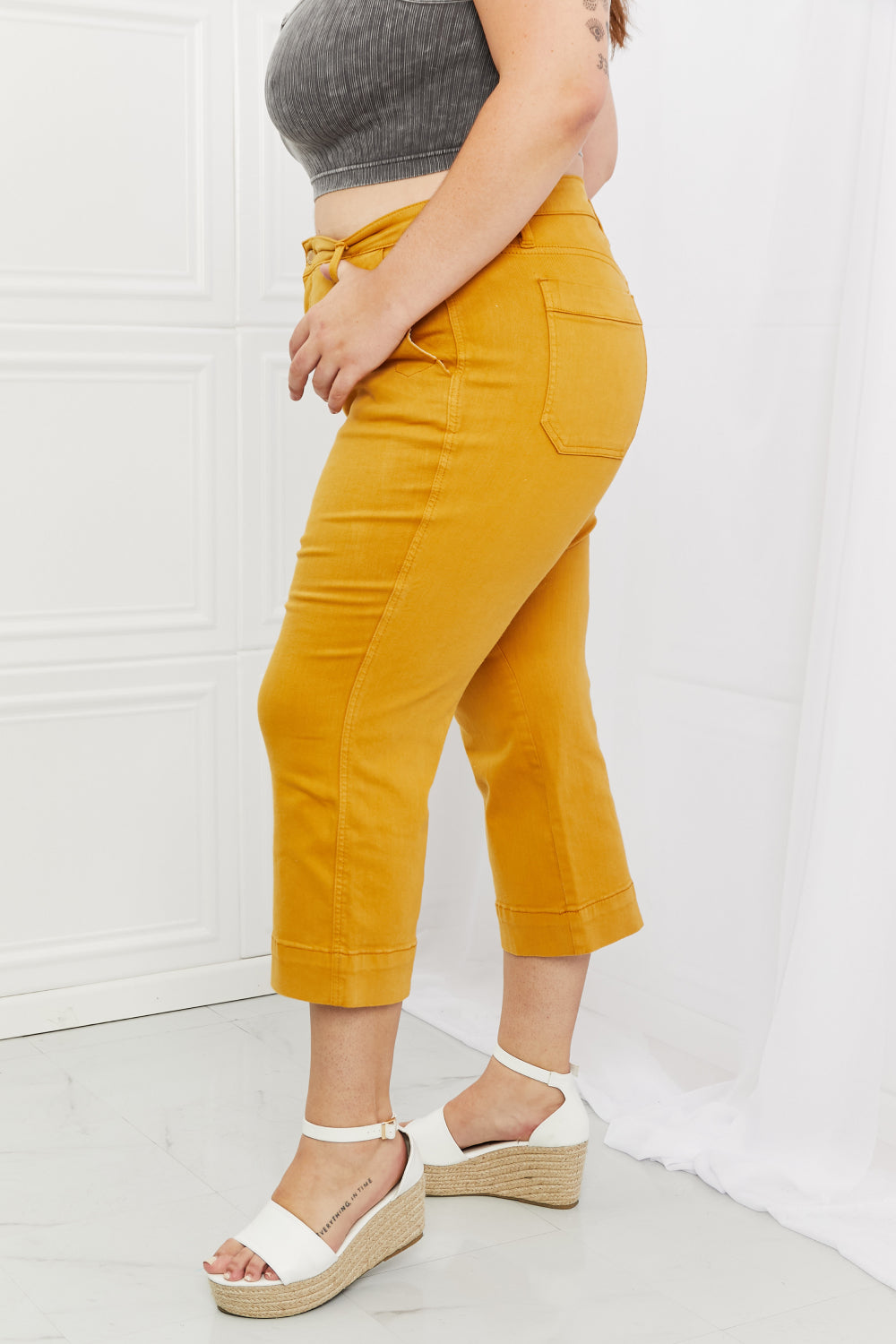 Full Size Straight Leg Cropped Jeans