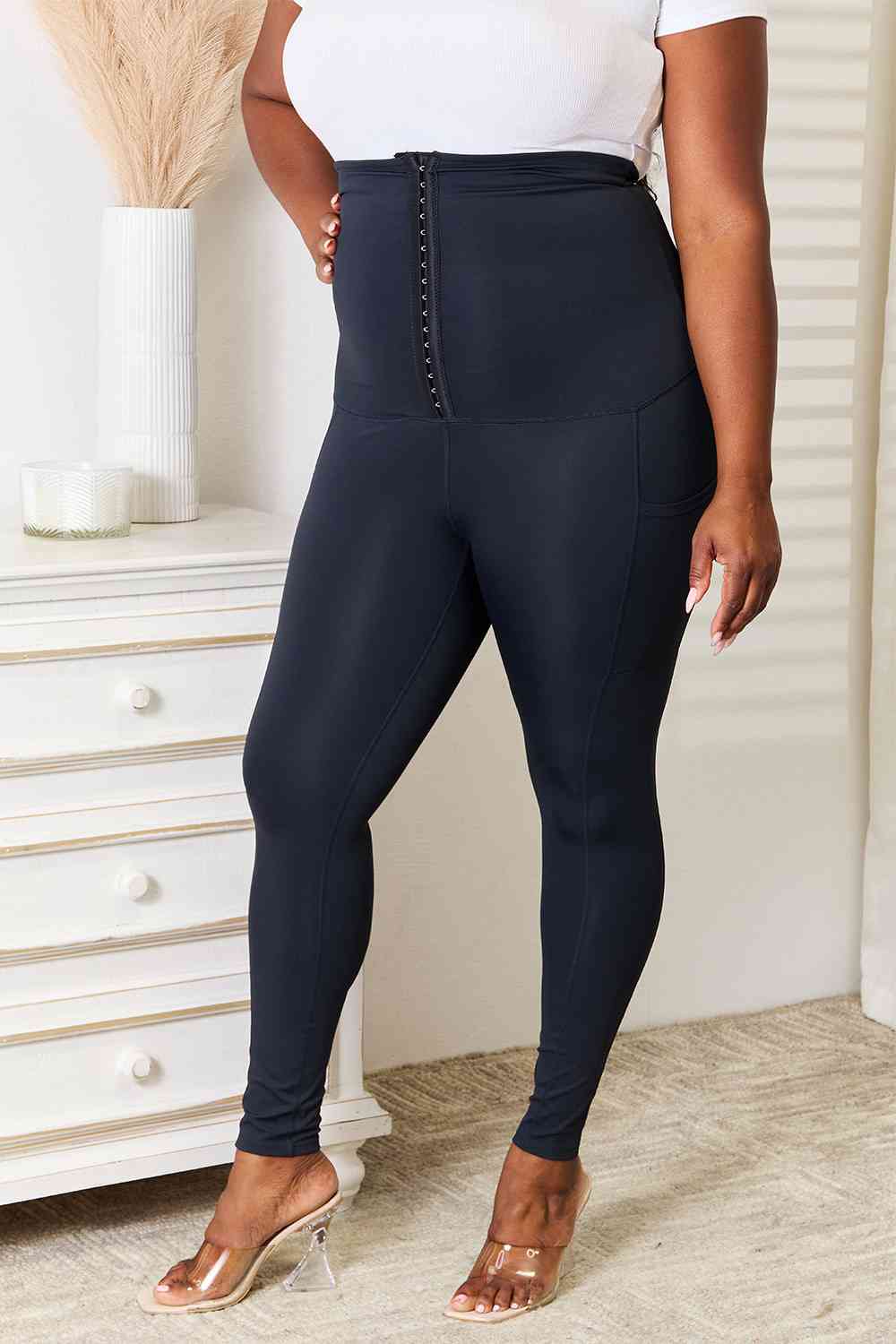 Waist Trainer Corset Leggings