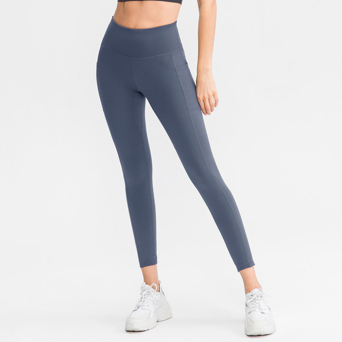 High-Waisted Hip-Lifting Leggings With Pockets