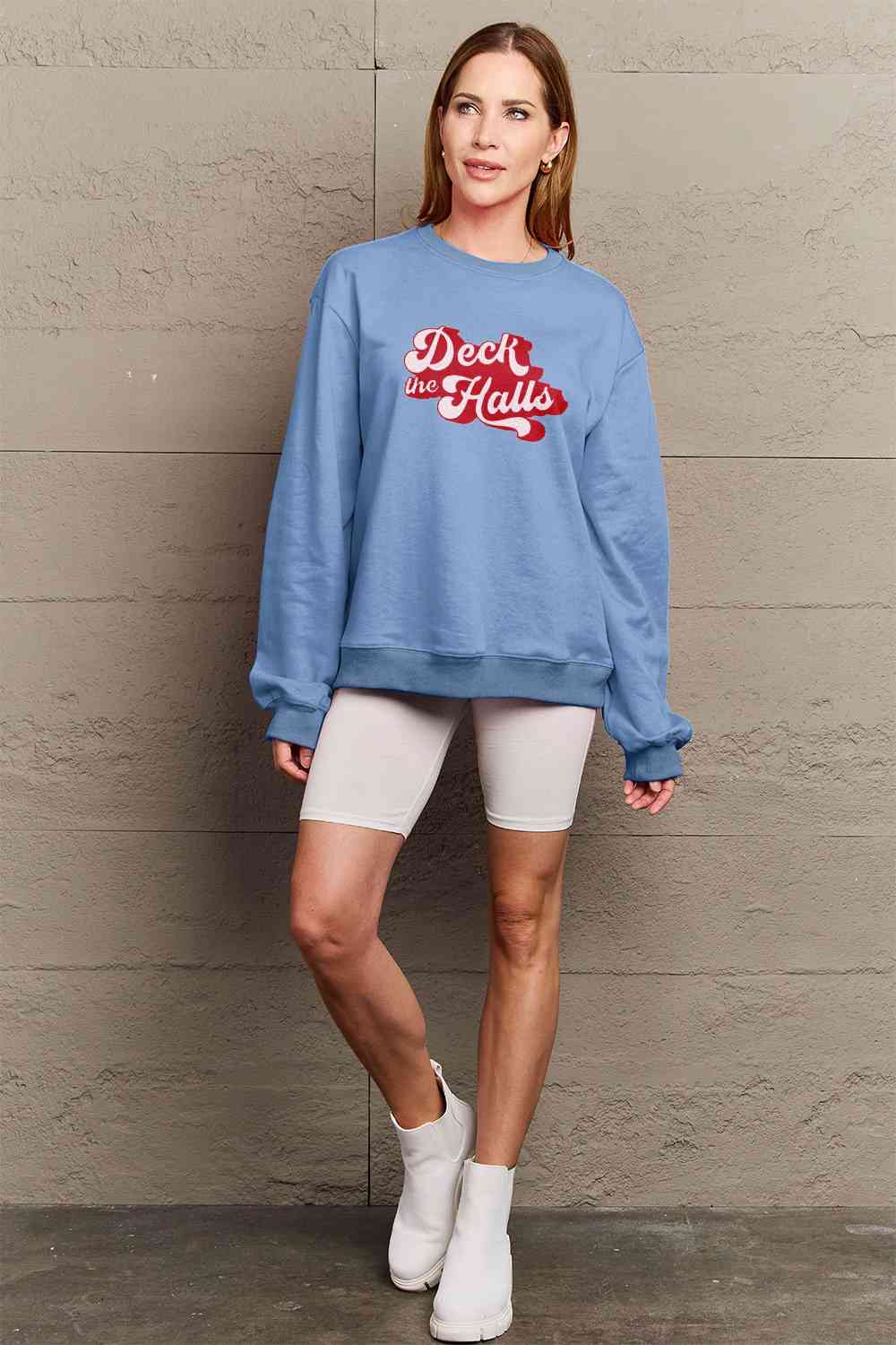 DECK THE HALLS Graphic Sweatshirt