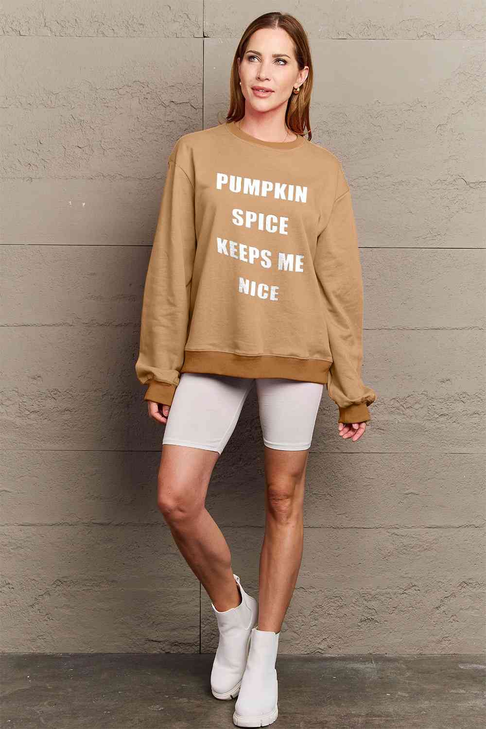 Letter Graphic Sweatshirt