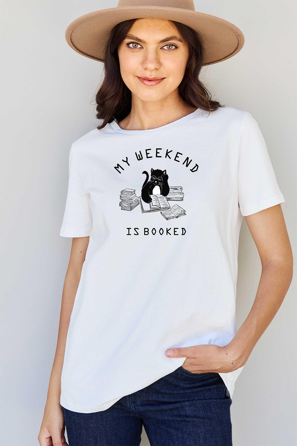 MY WEEKEND IS BOOKED Graphic T-Shirt